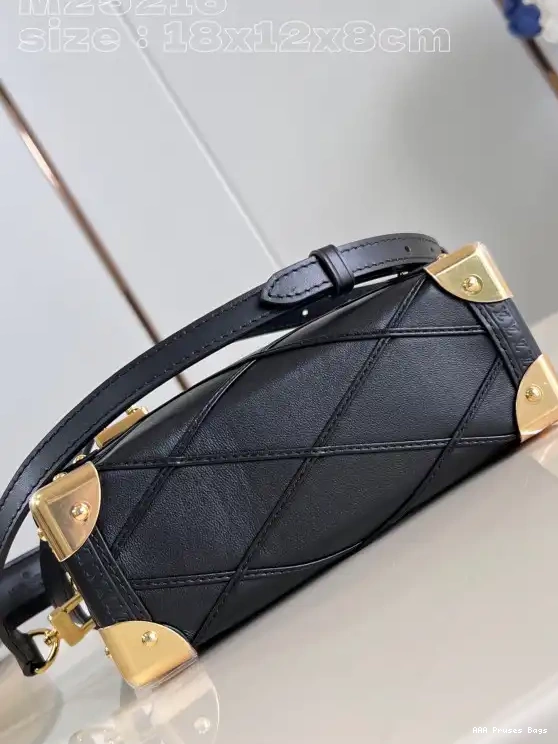 AAA Pruses Bags LOUIS Side VUITTON PM-18*12.5*8CM Trunk 0524